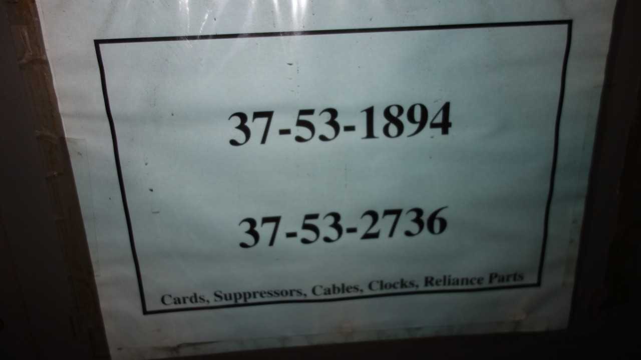 CONTENTS OF 7 SECTIONS OF SHELVING, ELECTRICAL MRO - ELECTRICAL COMPONENTS