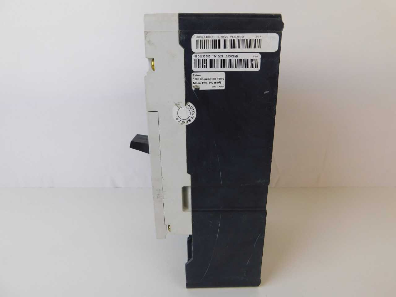 Quantity of 2x LGE3630NN 3P 630A 120/240VAC Molded Case Circuit Breakers - CIRCUIT BREAKERS