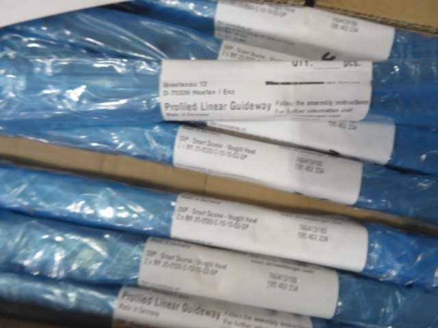 Schneeberger Profiled Linear Guideways (lot) - MISCELLANEOUS