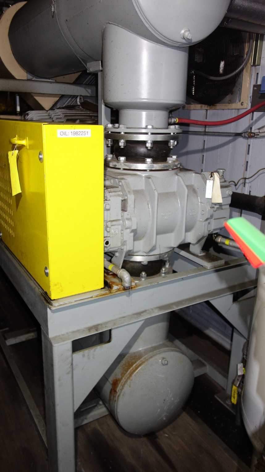 DRESSER ROOTS BALDOR 616 RAM 125HP 460V-AC ROTARY LOBE BLOWER MOTOR - ROTARY LOBE BLOWER