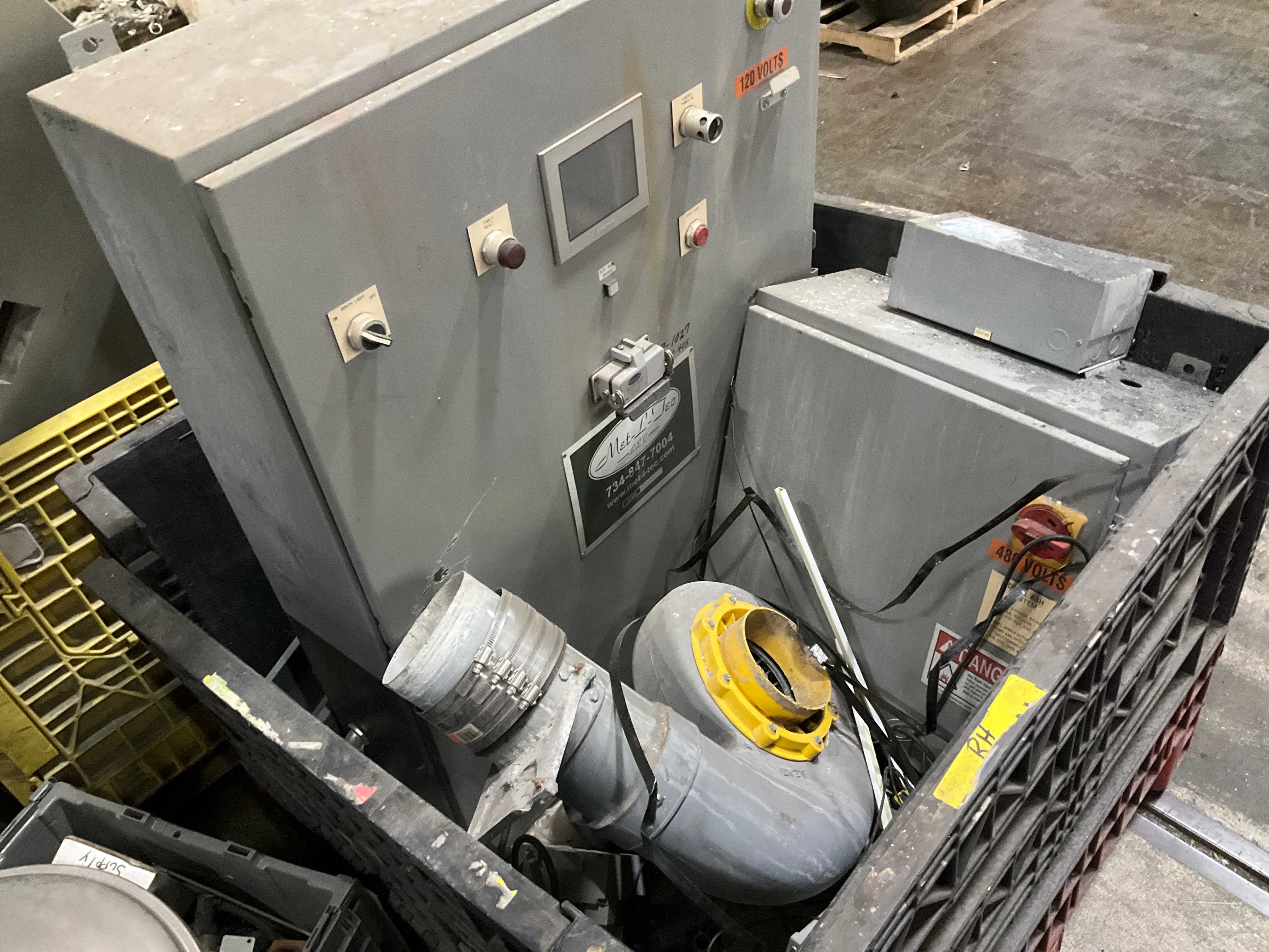 MET-L-TEC UV CONTROL CABINET WITH PARTS - CONTROL CABINETS MET-L-TEC UV CONTROL CABINET WITH PARTS - CONTROL CABINETS