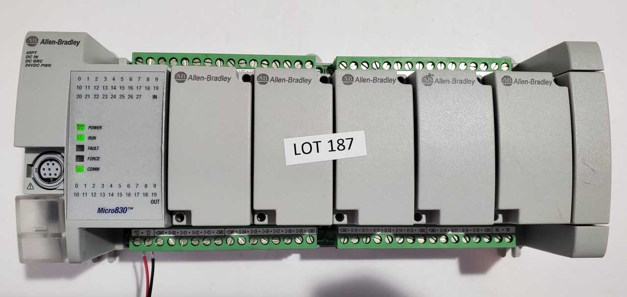 Allen Bradley Micro 830 2080-LC30-48QBB PLC - AUTOMATION & CONTROLS