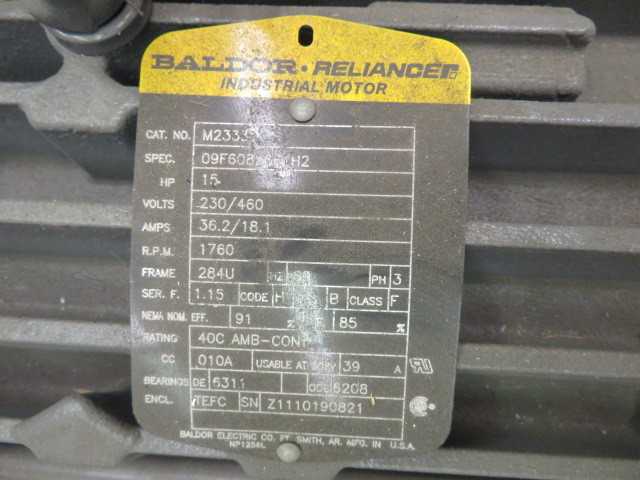 Baldor Reliance Motor, 15 HP  new - MISCELLANEOUS