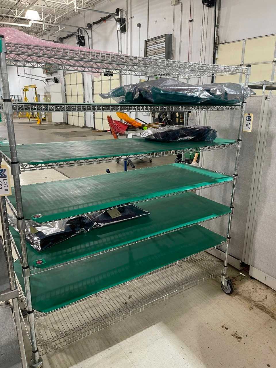 Rolling Bakers Rack No Contents - SHELVING