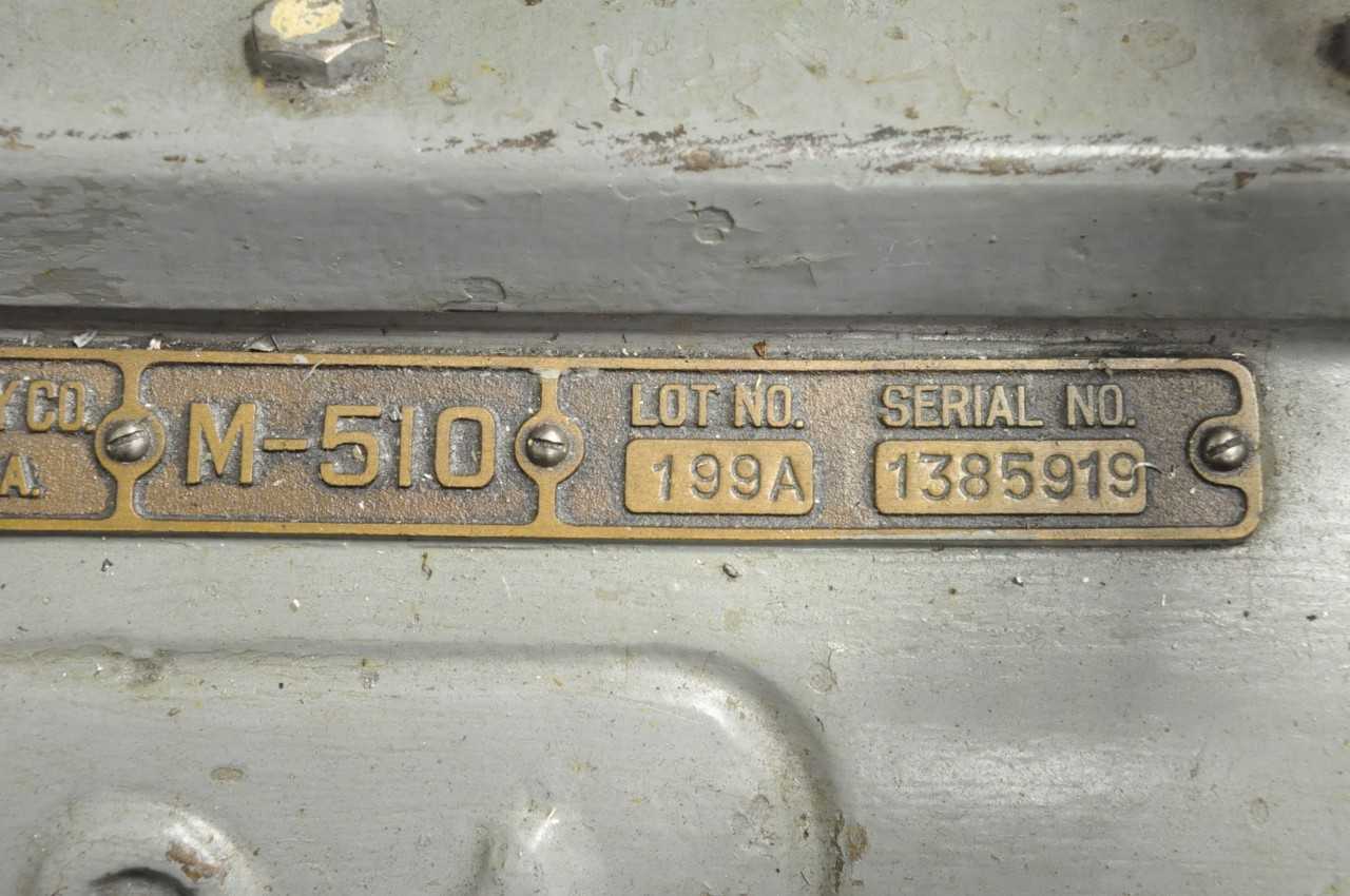 Warner and Swasey 2A Model M-510 Turret Lathe - LATHES