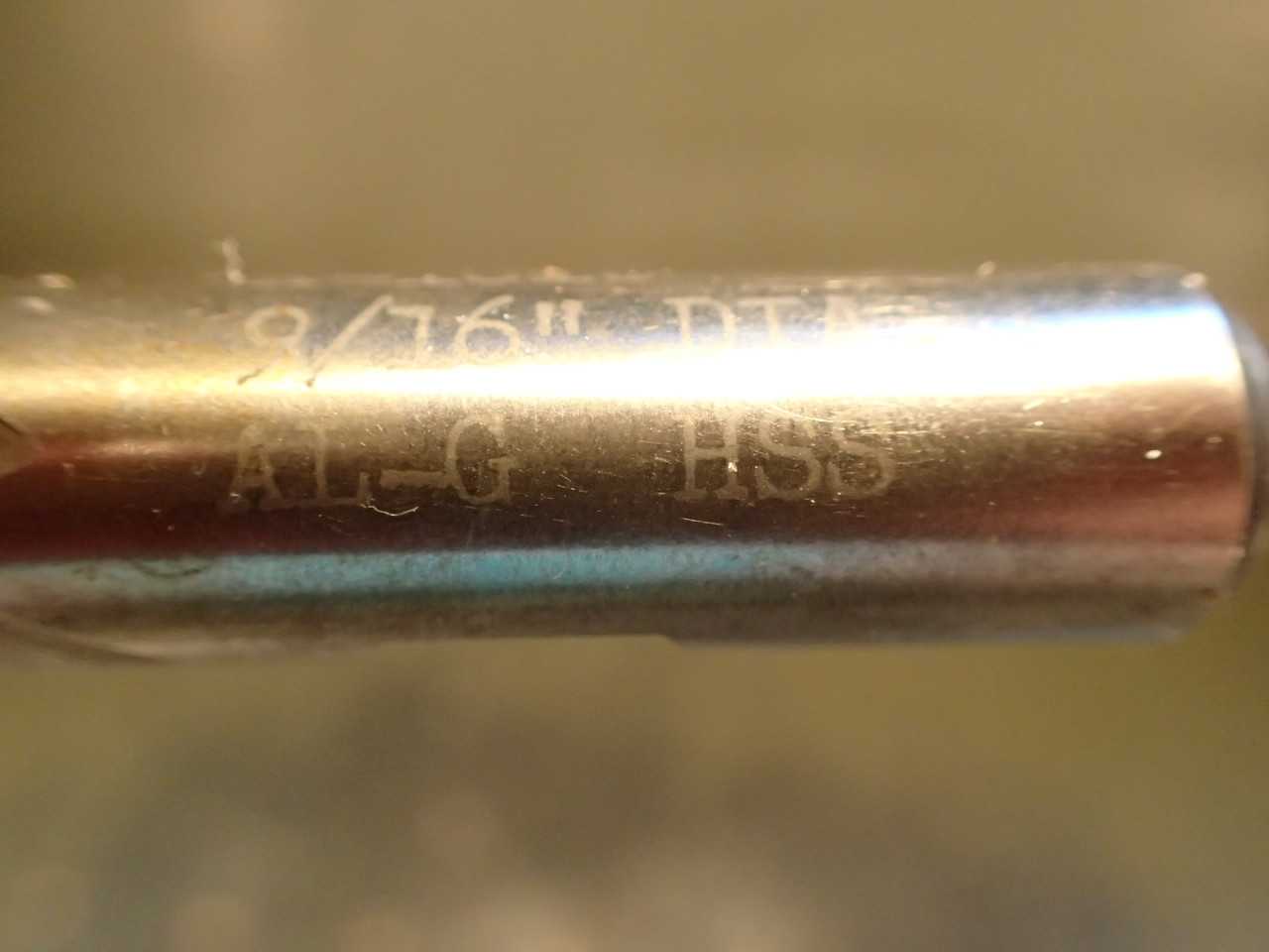 Melin Tool 9/16" 2-Flute Center Cutting End Mill: 1/2" Shank, HSS - MILLING TOOLS