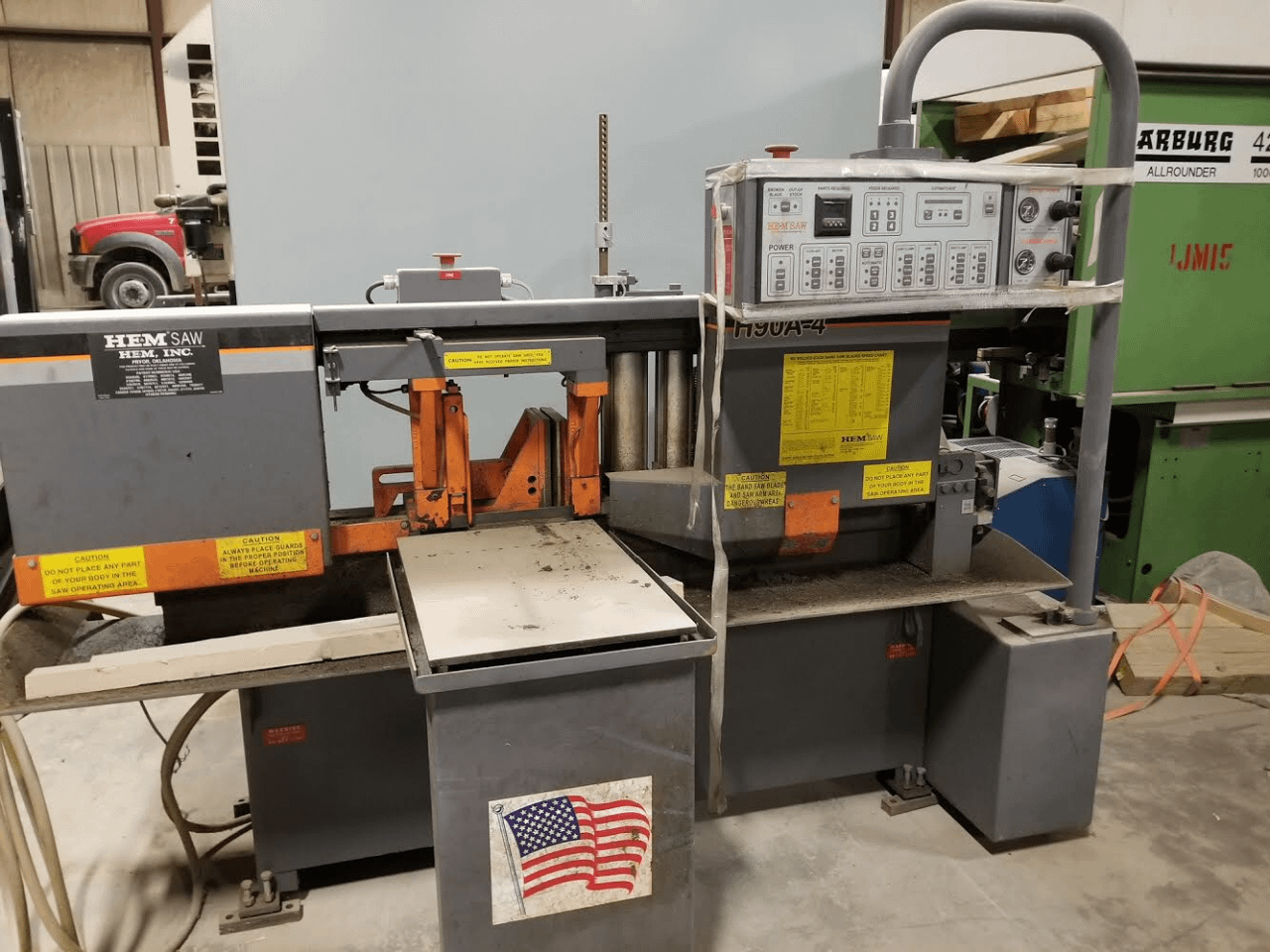 Hem 12.75"" x 12.75"" Horizontal Band Saw H90A-4, YEAR 2012, VIDEO! - HORIZONTAL BAND SAWS