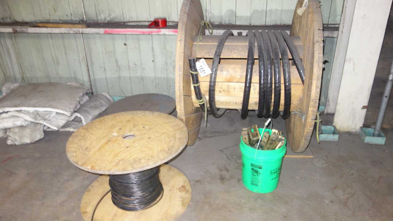 LOT OF 3 ASSORTED WIRE SPOOLS - MISCELLANEOUS