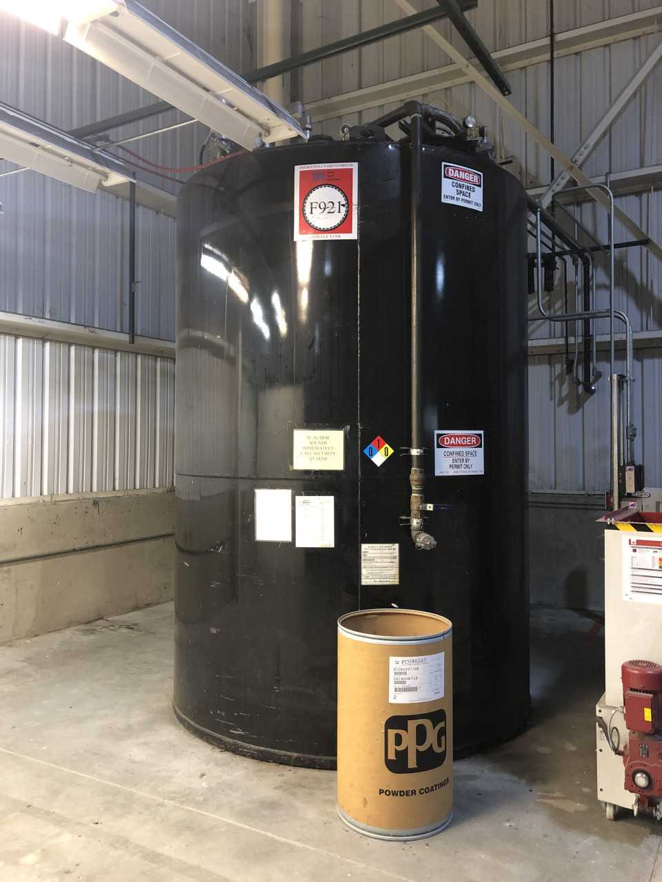 J.L. Houston 4,000 Gallon Double Wall Storage Tank for Flammable Liquids - PROCESS EQUIPMENT