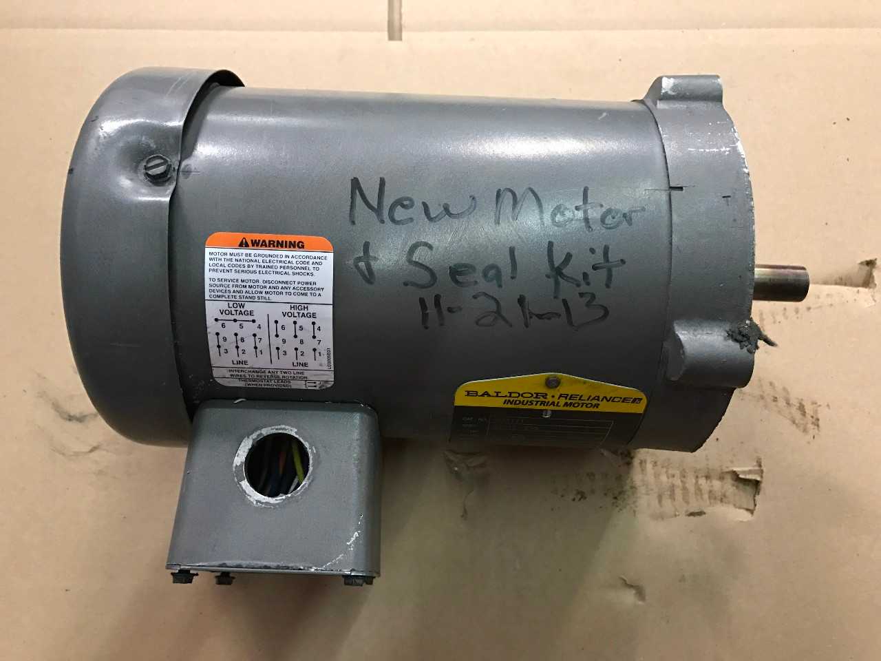 Baldor Motor - ELECTRIC MOTORS