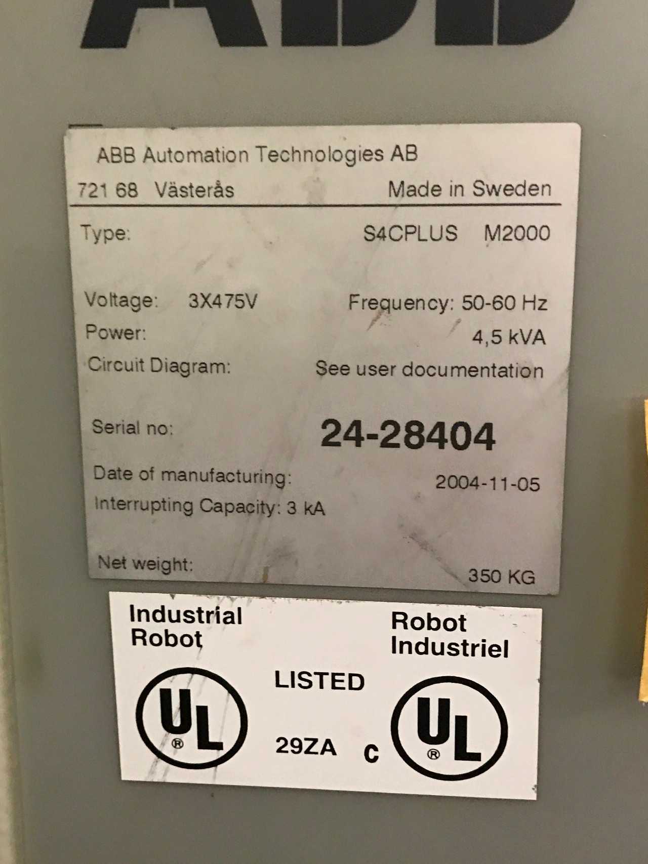 ABB IRB 2400 Robot and Controller - INDUSTRIAL ROBOTS
