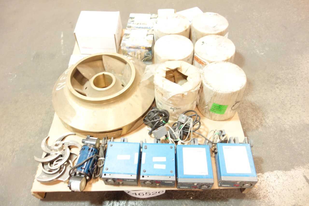 1 PALLET OF ASSORTED PUMPS, REPLACEMENT PARTS & ACCESSORIES- KPM, BIOSEARCH, SEPCO - PUMPS
