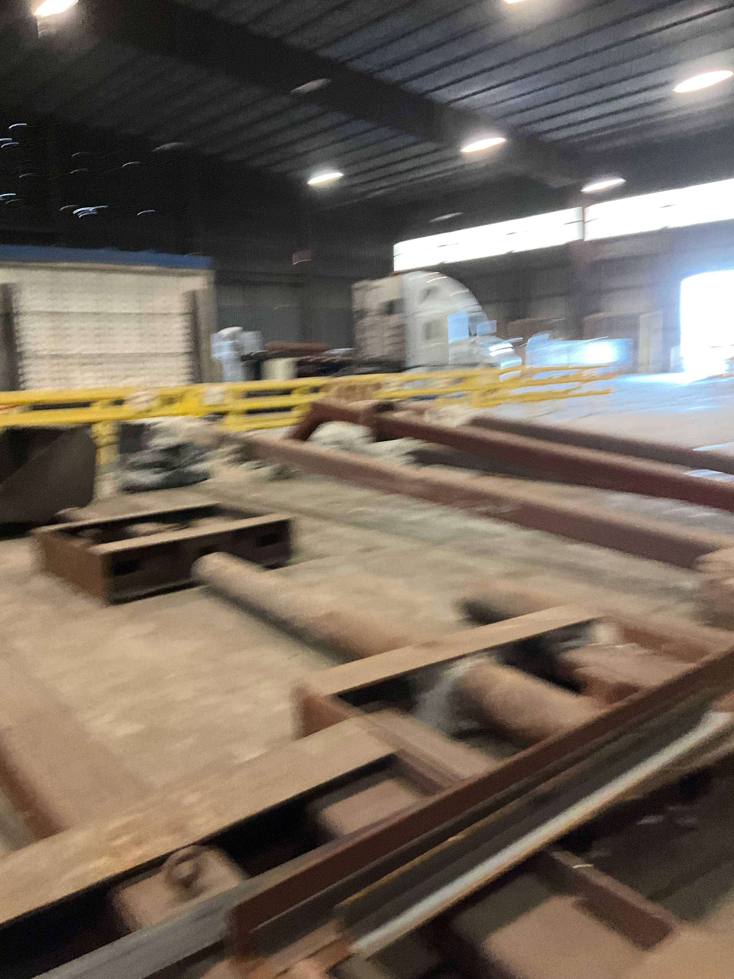 QTY 7- CHARGING RAKES WITH CHARGING CHUTE - CONVEYOR PARTS