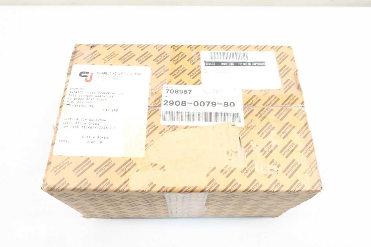ATLAS COPCO 2908-0079-80 DRIVE GEAR EXTRACTION TOOL SET AIR COMPRESSOR PARTS AND ACCESSORY - AIR COMPRESSORS