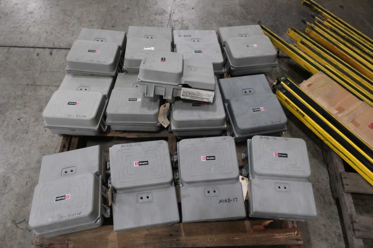 2 PALLETS OF ASSORTED ELECTRICAL SAFETY EQUIPMENT - ELECTRICAL COMPONENTS