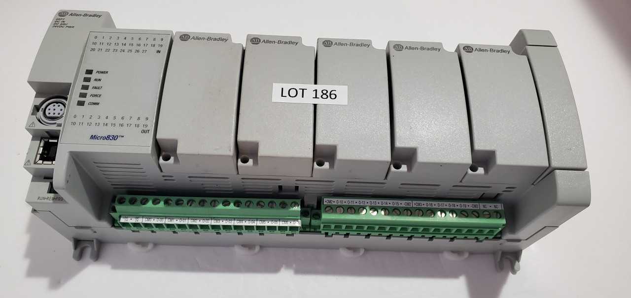 Allen Bradley Micro 830  2080-LC30-48QBB PLC - AUTOMATION & CONTROLS