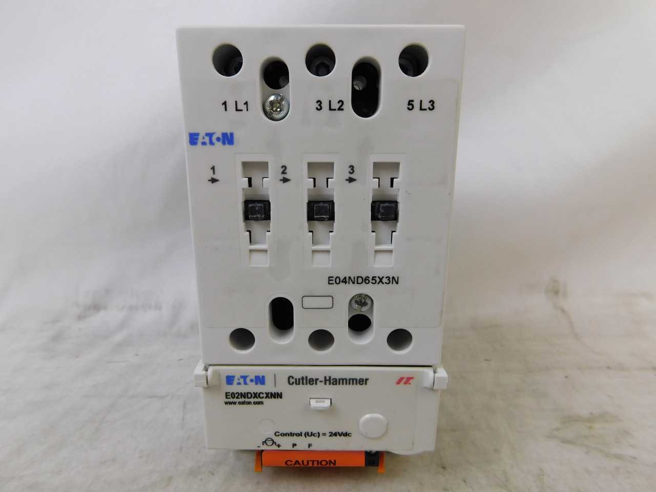 (3) Eaton E111D65X3N Non-Reversing Contactor Open 3P 65A 24VDC - CONTACTORS