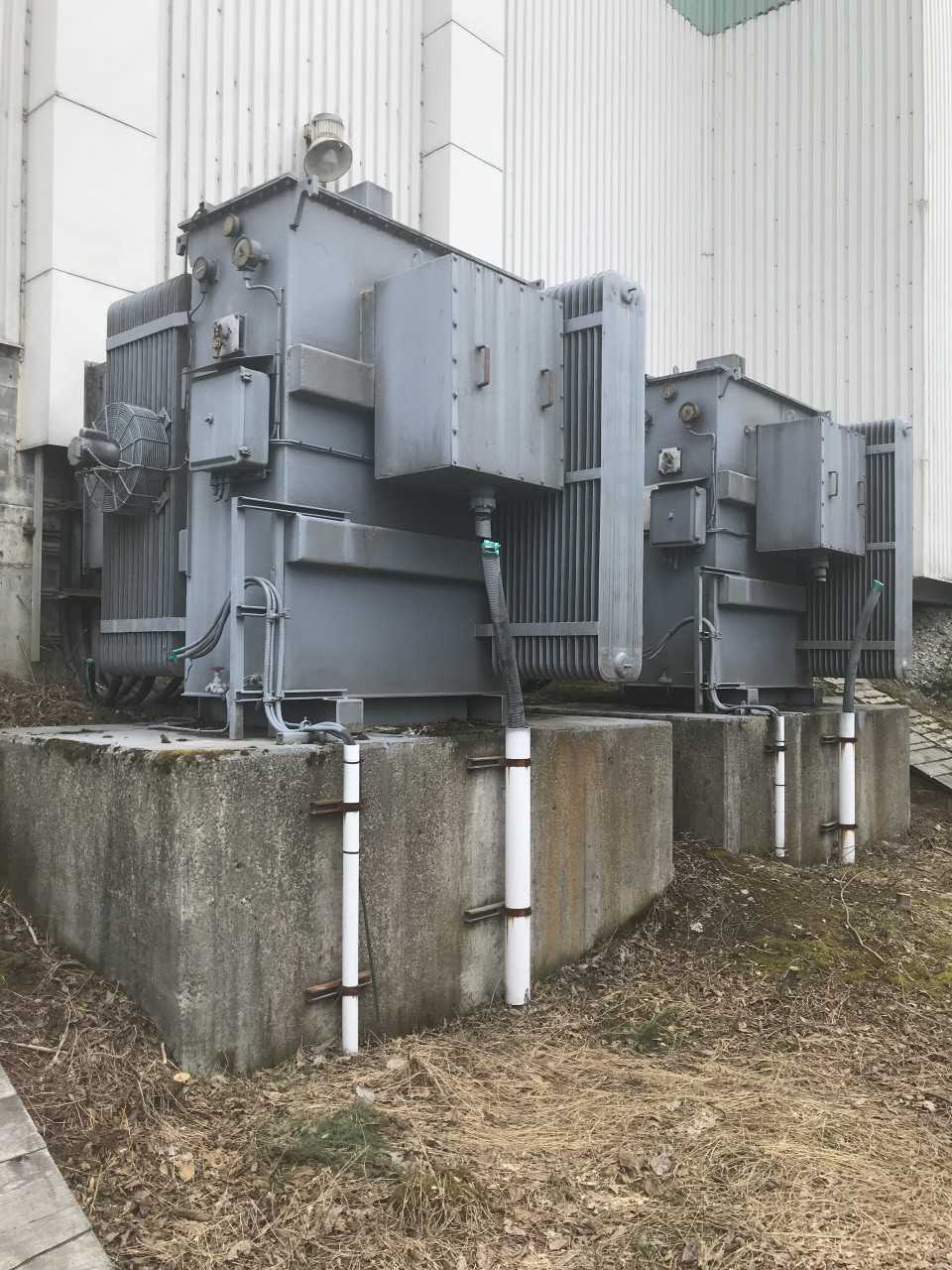 1988 Northern Transformer 3500KVA 13800V-AC Oil Type Transformer - CONTROL TRANSFORMERS