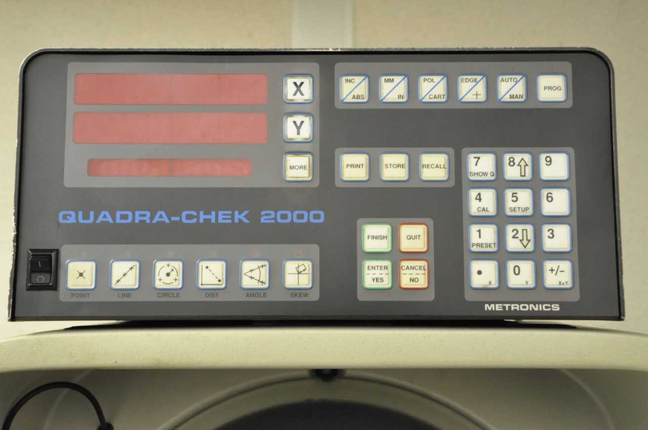 Deltronic Optical Comparator with Quadra Chek 2000 2 Axis Digital Positioning Readout - PROCESS EQUIPMENT