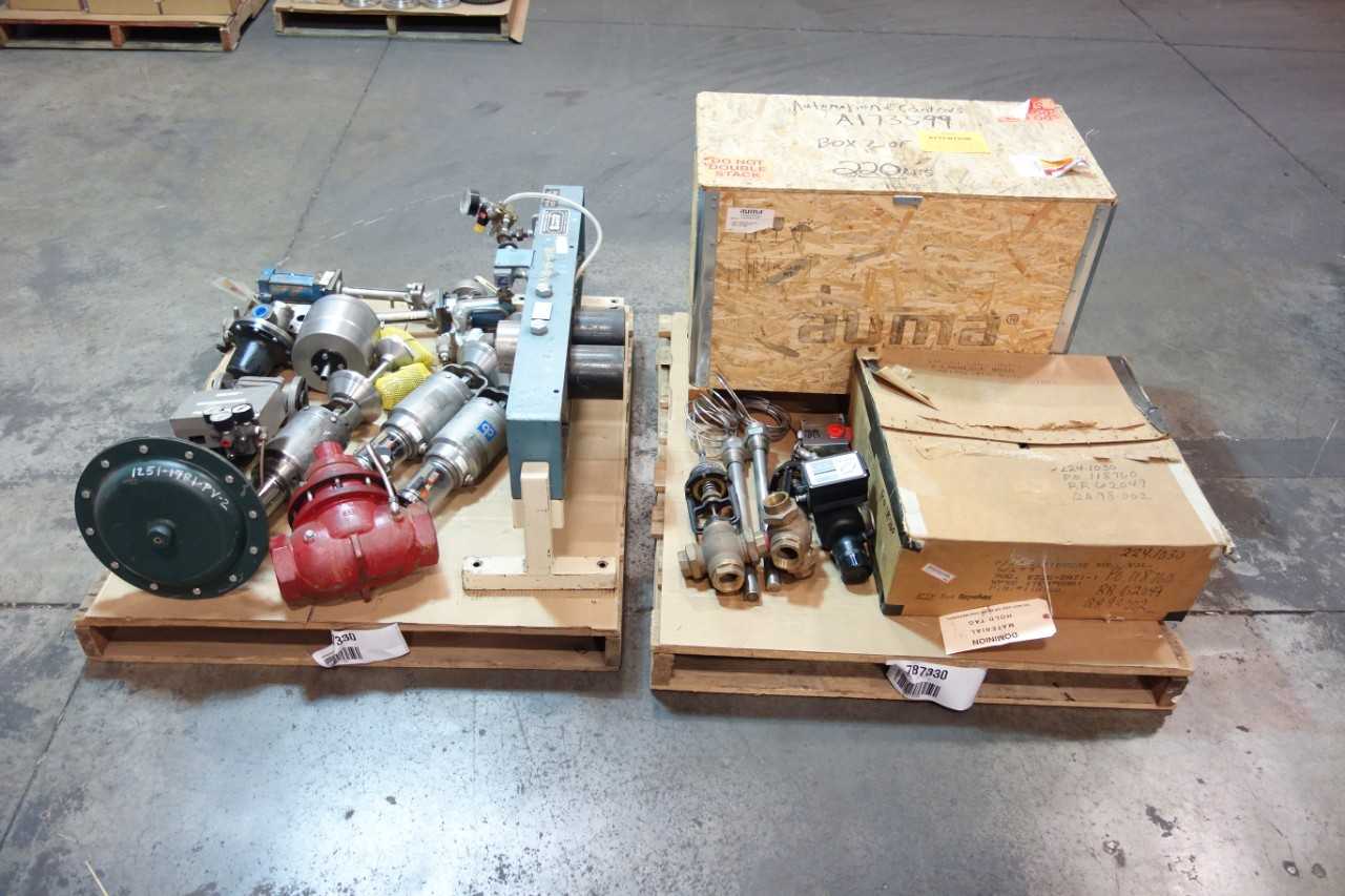 2 PALLETS OF ASSORTED VALVES AND VALVE ACCESSORIES - VALVES