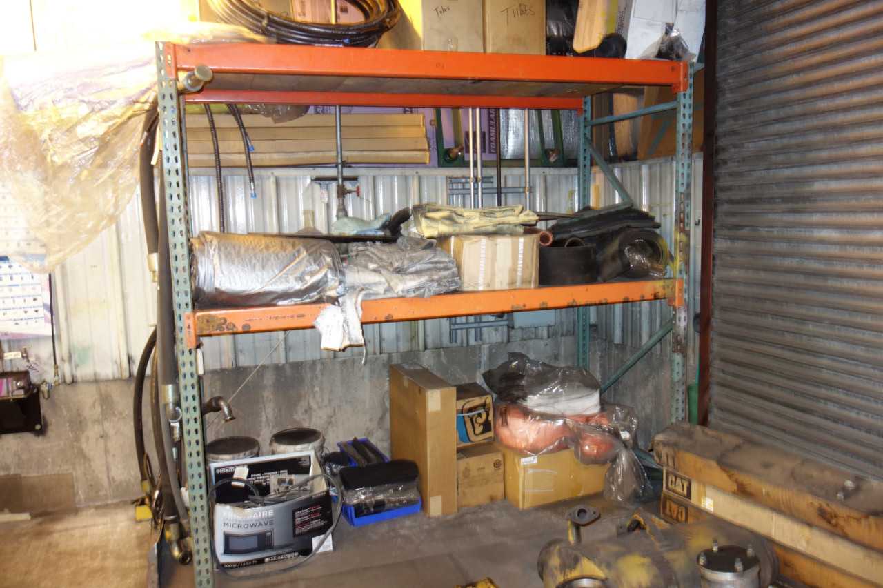 2 SECTIONS OF STEEL RACKING - PALLET RACKING
