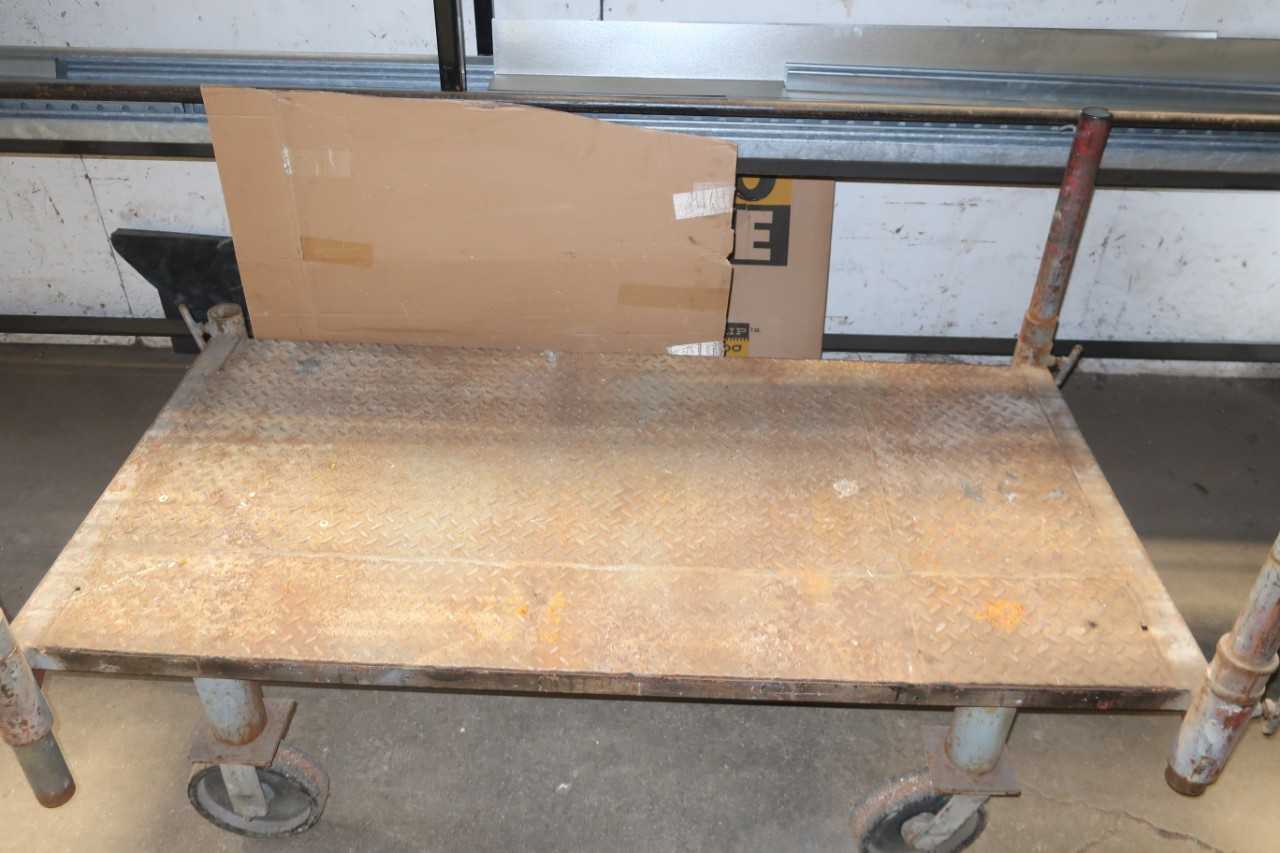 METAL PLATFORM CART - ROLLING CARTS