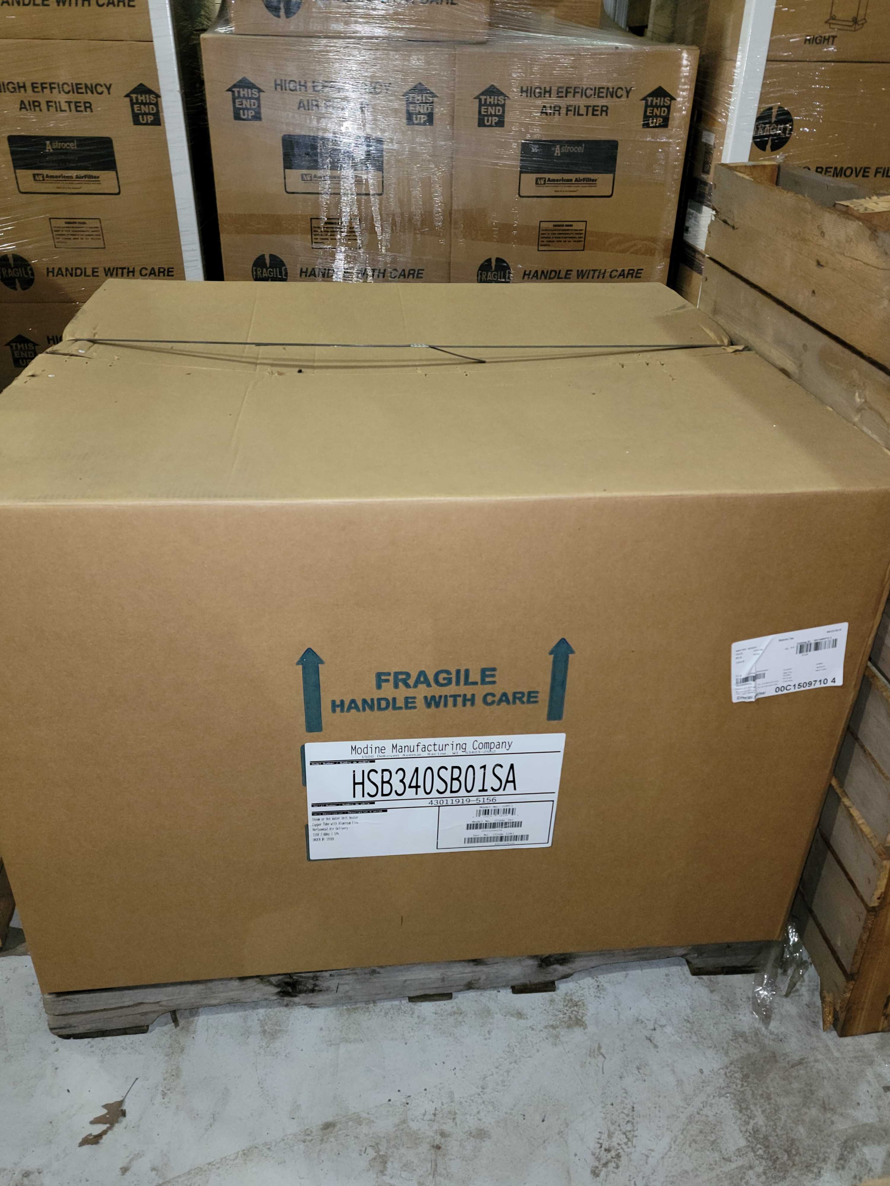 BULK LOT WATER-STEAM HEATERS & COILS - QTY 11 - HVAC EQUIPMENT