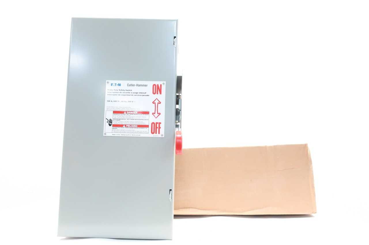EATON DH363NGK HEAVY DUTY SAFETY SER A 600V-AC FUSIBLE DISCONNECT SWITCH - DISCONNECT SWITCHES