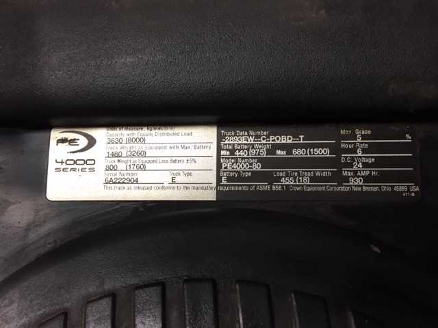 2005 Crown PE4000-80 double rider pallet jack, Lemoyne, PA - MANUAL PALLET JACKS