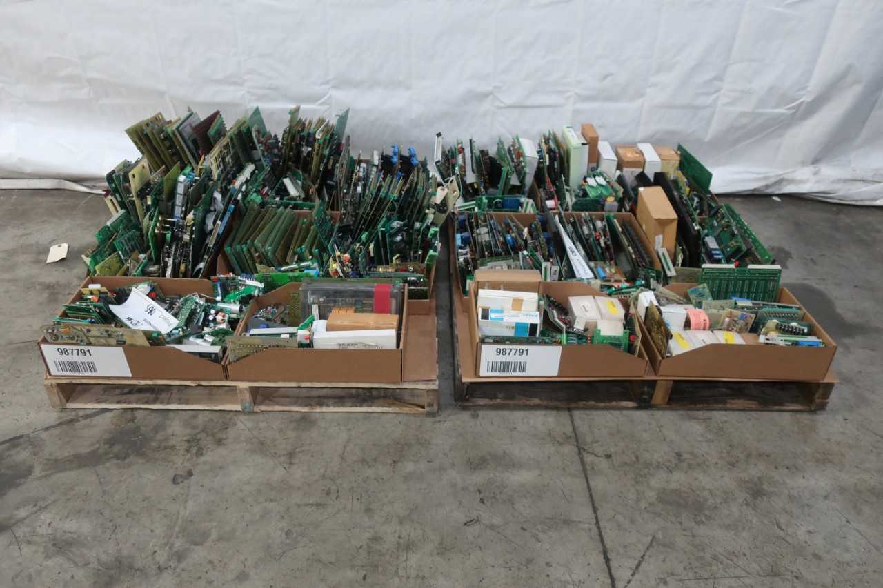 2 PALLETS OF ASSORTED PCB CIRCUIT BOARDS - AUTOMATION & CONTROLS