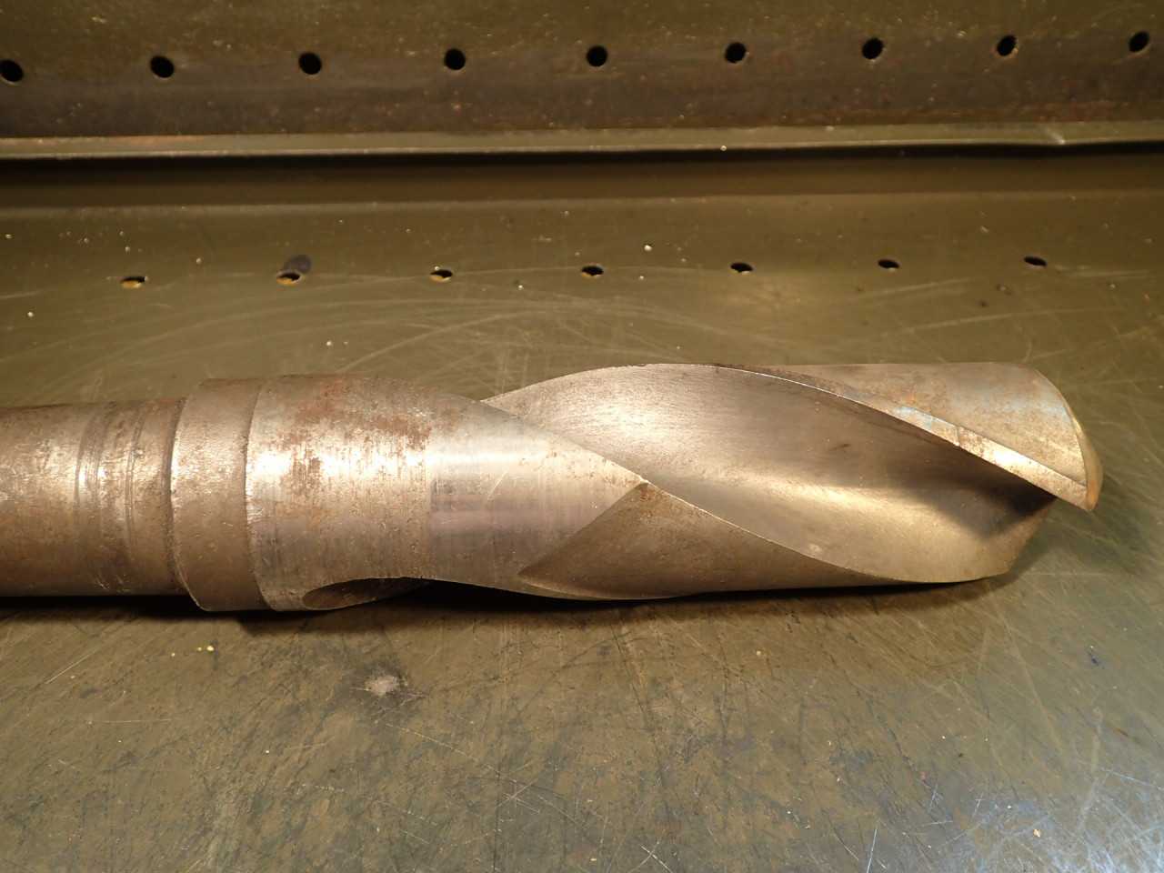 2-1/8" (2.125") HSS Drill Bit: Morse Taper #5 (MT5 5MT) Shank, Needs Sharpened - WORKHOLDING