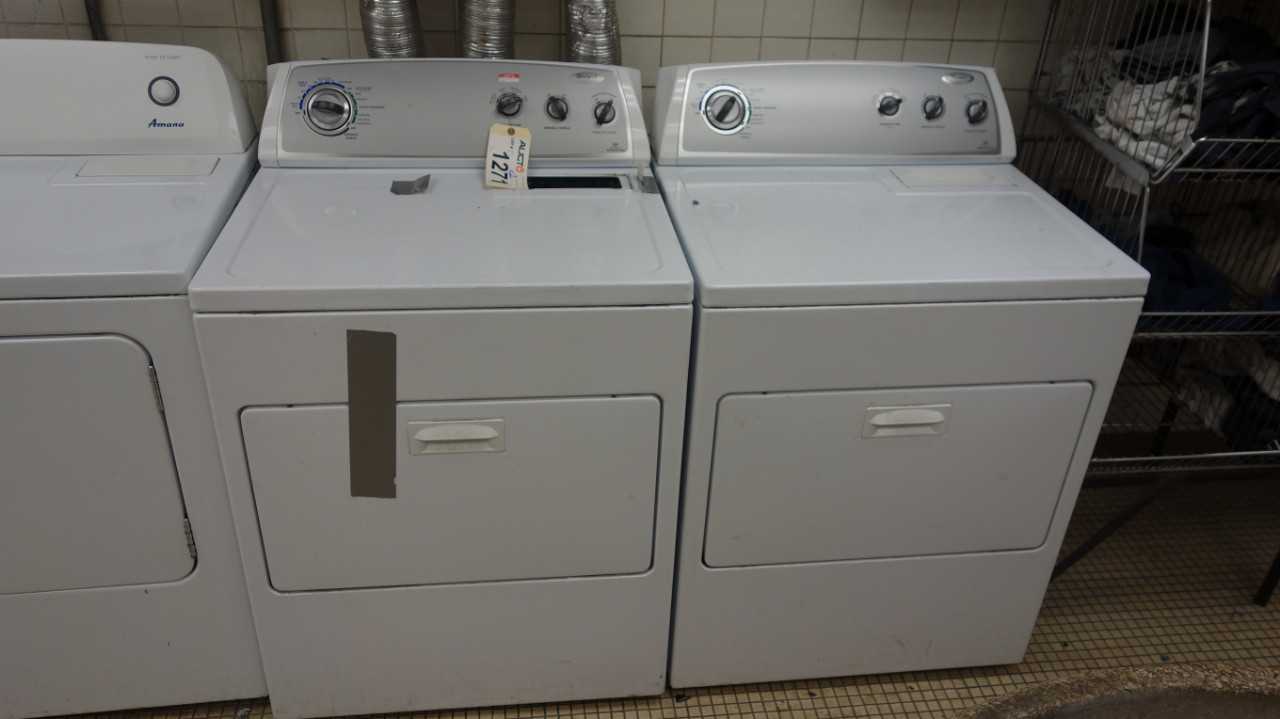 LOT OF 2 WHIRLPOOL CLOTHES DRYERS - ELECTRIC POWER TOOLS