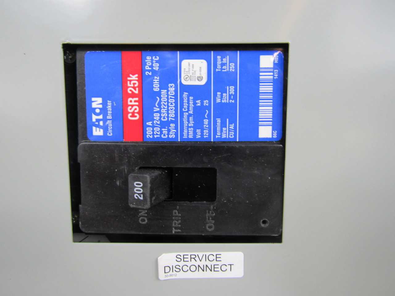 Quantity of 2x MBT48B200BTSBL Electrical Panel/Loadcenter/Switchboards - ELECTRICAL COMPONENTS