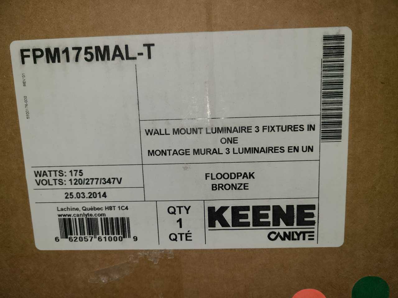 KEENE WALL MOUNT FIXTURES QTY 8 - LIGHTING