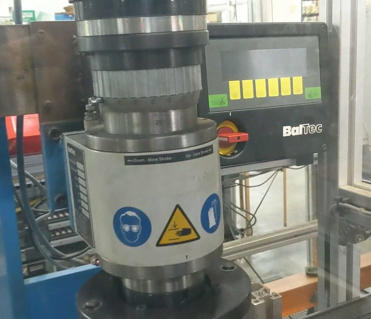 BalTec RNE081 Rivet Machine Radial Orbital Riveter 120V one eighth HP 1700RPM - MACHINING ACCESSORIES & TOOLING