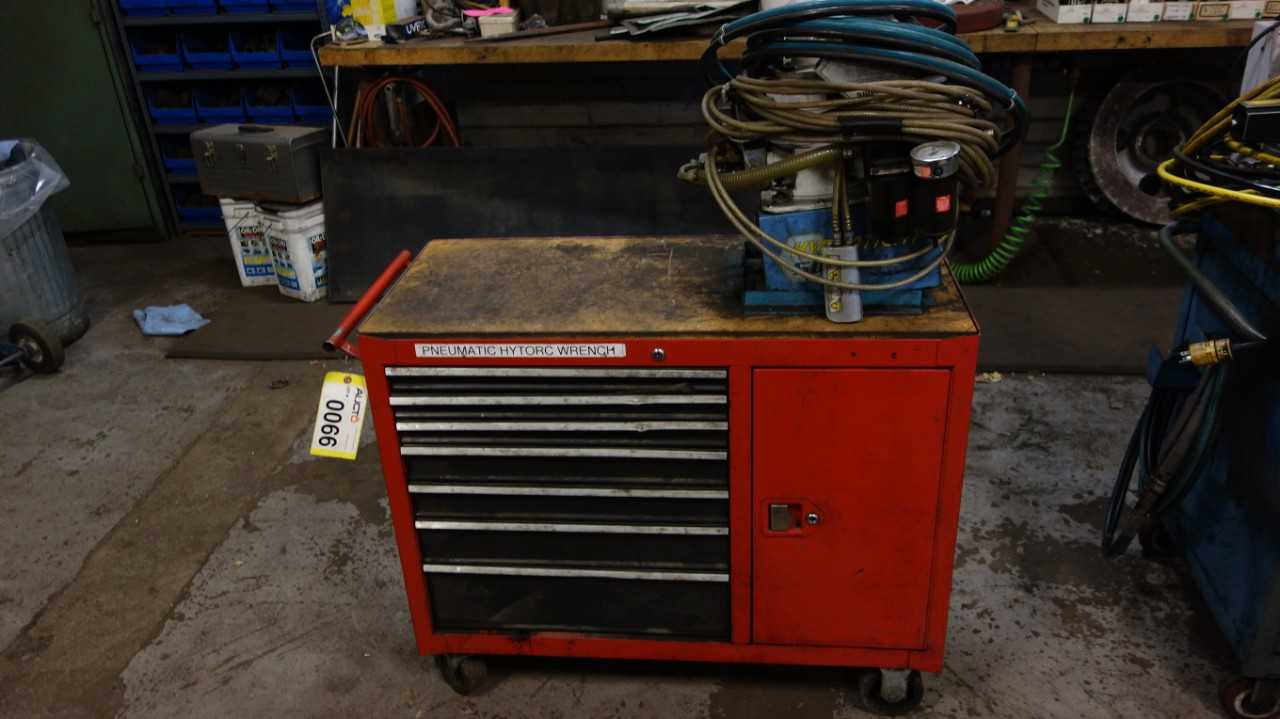 DOVER SWEENEY X1A HYDRATIGHT PNEUMATIC TORQUE WRENCH MOBILE TOOL CABINET STATION - TOOL STORAGE
