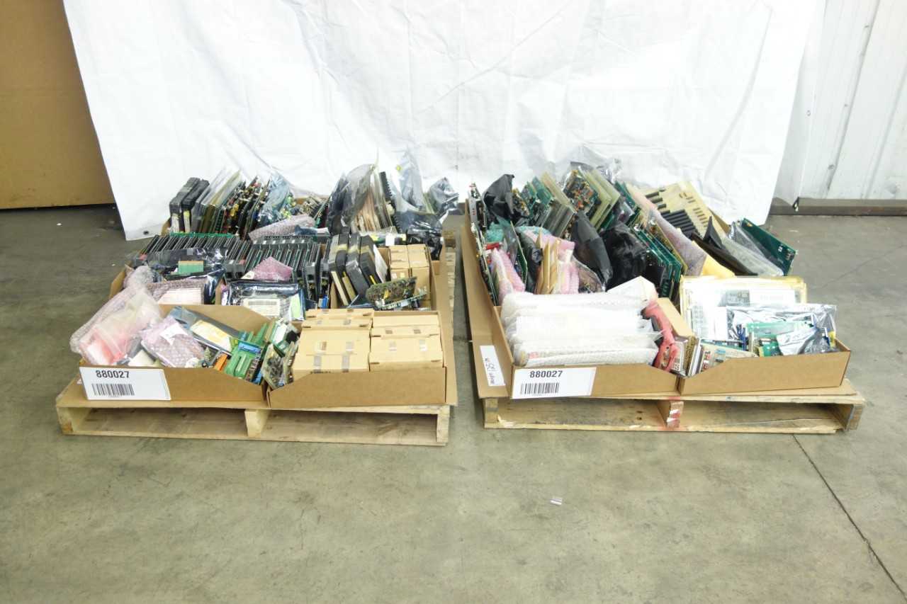 2 PALLETS OF ASSORTED PCB CIRCUIT BOARDS - AUTOMATION & CONTROLS