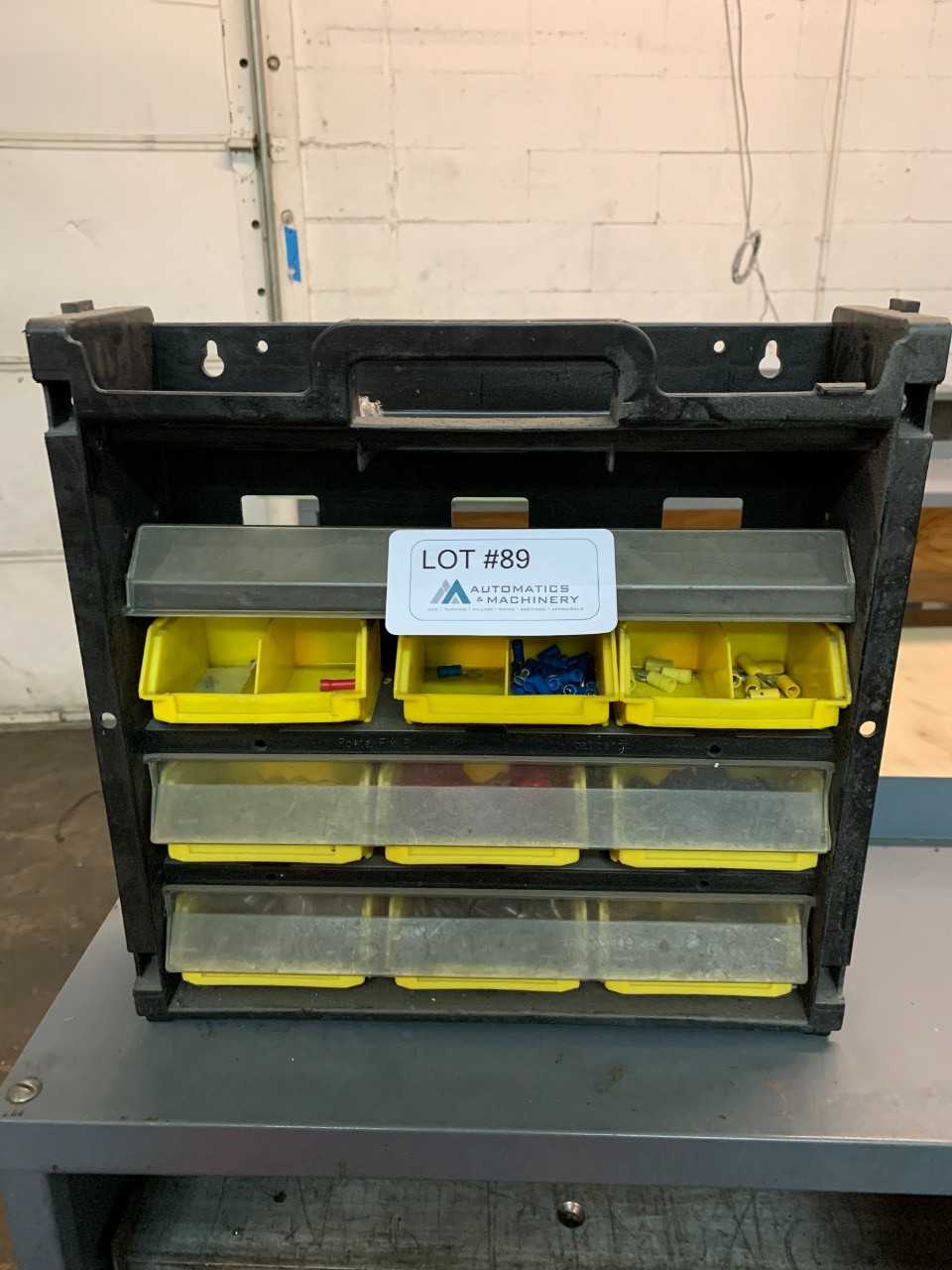 Organizer with Assorted Electrical Items - ELECTRICAL COMPONENTS