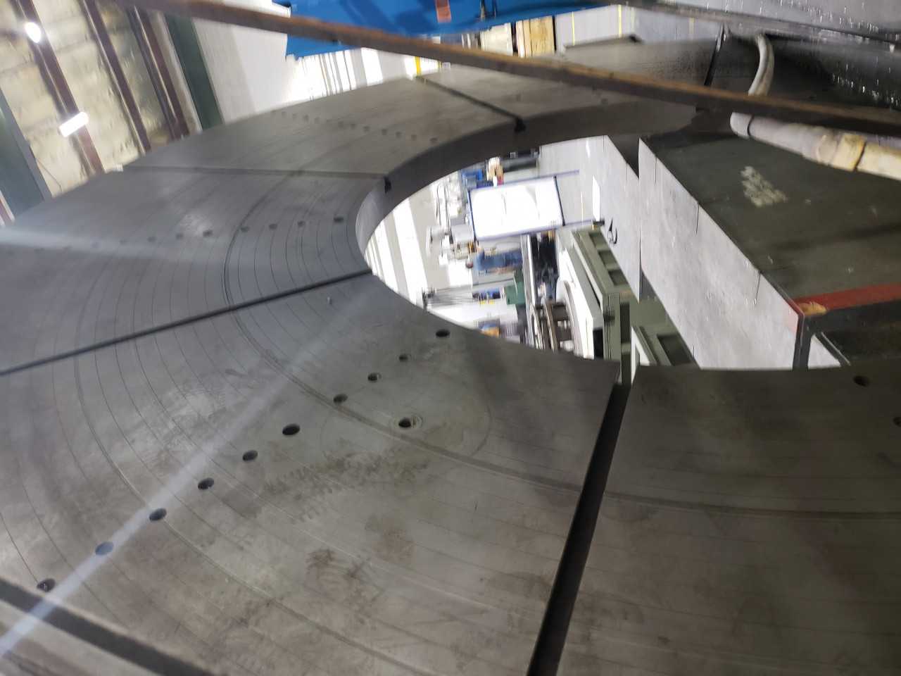Sub Plate for Vertical Boring Mill 17 ft diameter - MACHINING ACCESSORIES & TOOLING