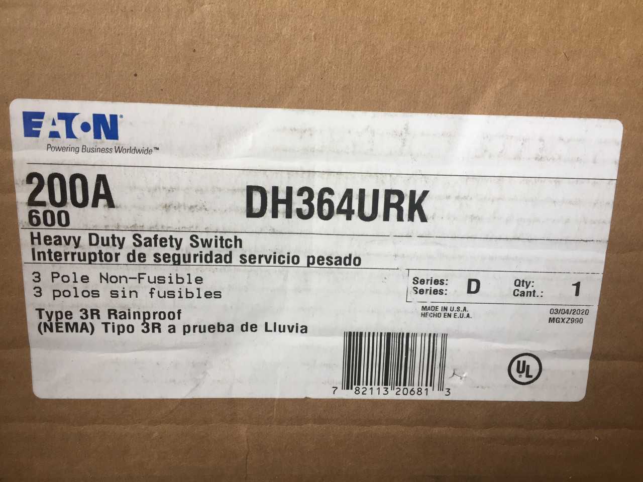 Eaton Heavy Duty Safety Switches - SAFETY EQUIPMENT