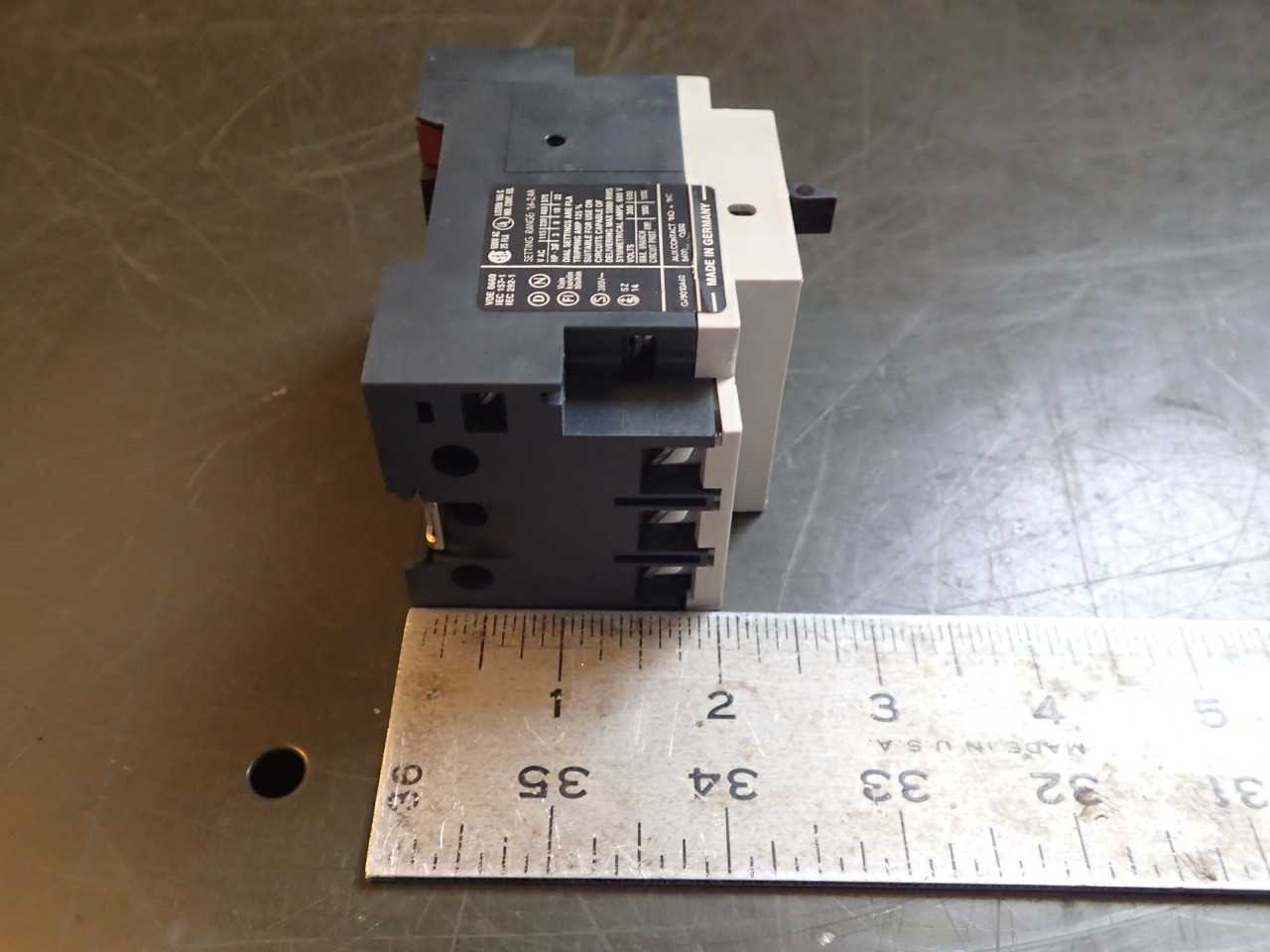 Siemens 3VU1300-1MH00 Rail Mount Circuit Breaker Motor Protector 3ph 29A - CIRCUIT BREAKERS