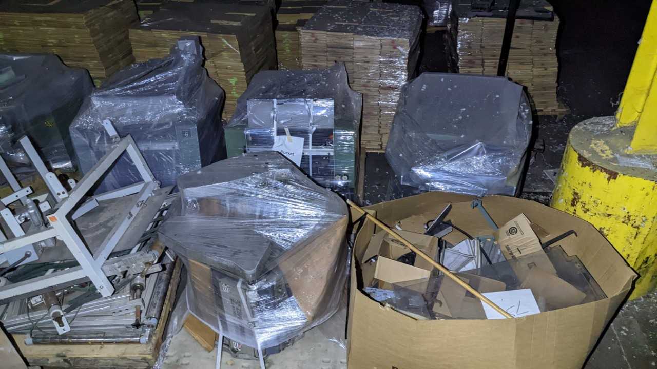 21 PALLETS OF MACHINE ASSEMBLY - ELECTRICAL COMPONENTS