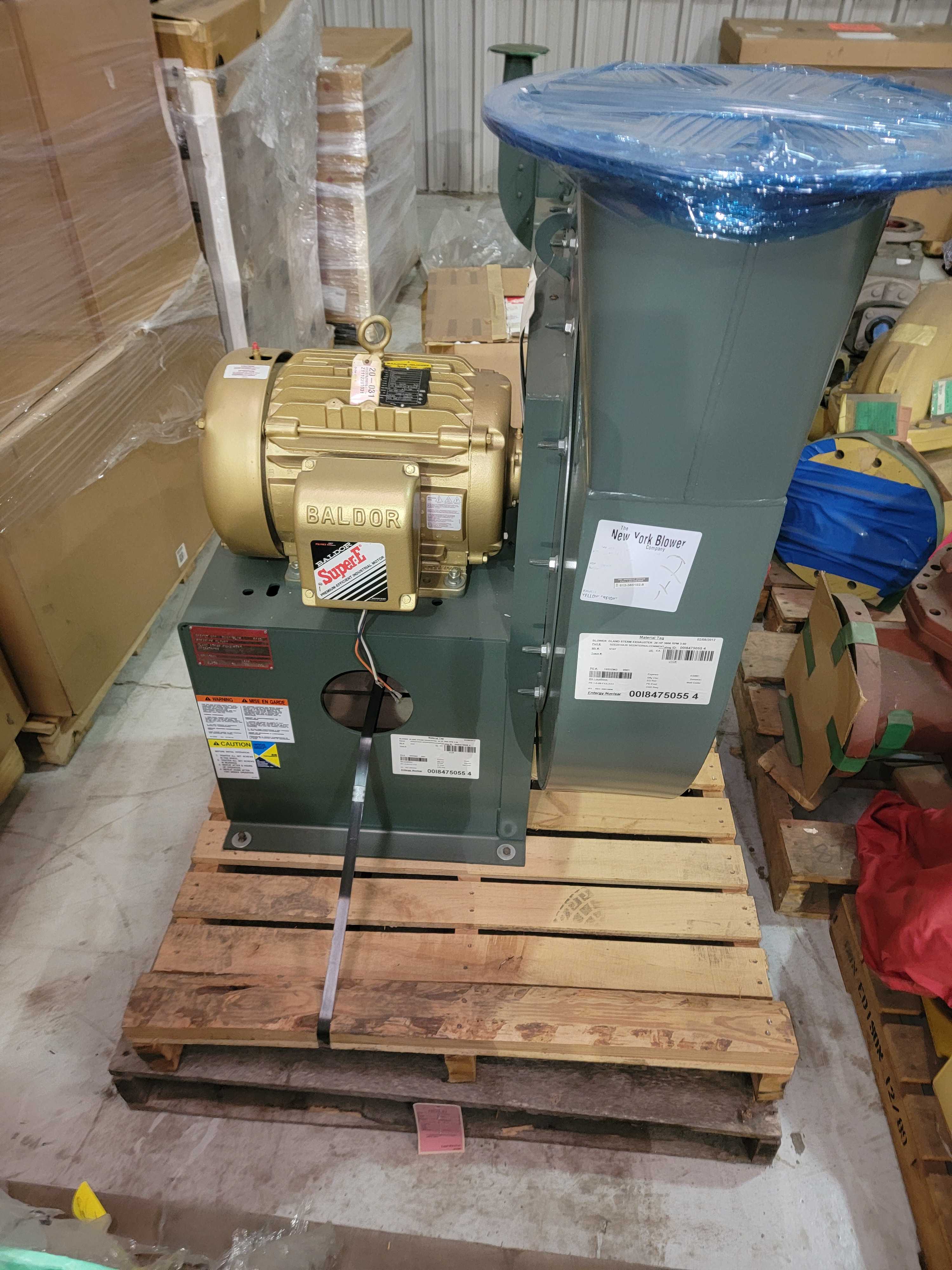 BULK LOT OF BLOWERS, FANS, EXHAUSTERS - QTY 10 - BLOWER FAN