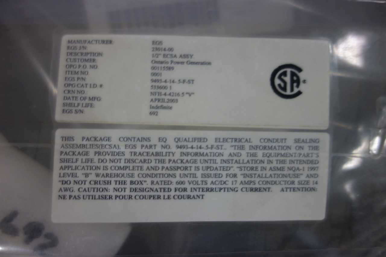 PALLET OF ASSORTED EGS CONNECTORS - ELECTRICAL COMPONENTS