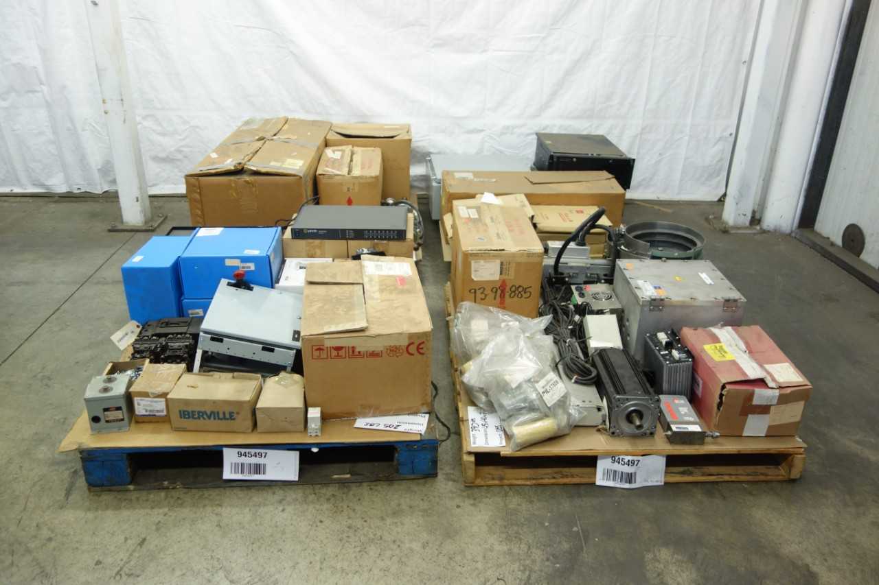 4 PALLETS OF ASSORTED ELECTRICAL - ELECTRICAL COMPONENTS