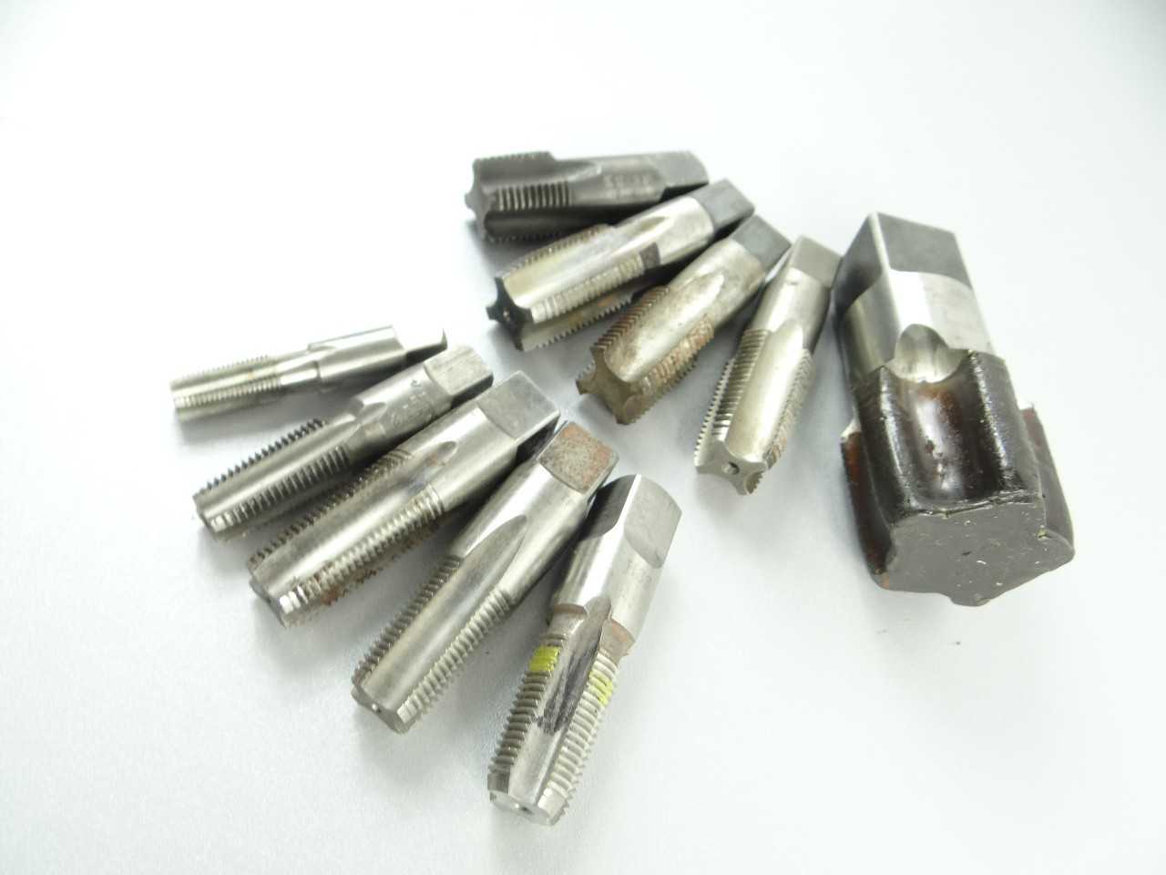 Lot of 10 HSS Pipe Taps - MACHINING ACCESSORIES & TOOLING