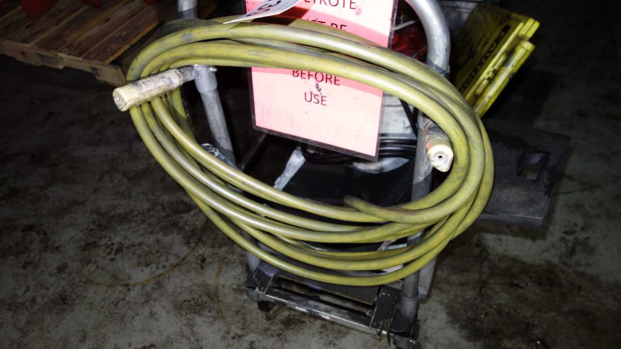 CART WITH PNEUMATIC LINCOLN OIL PUMP - PUMPS