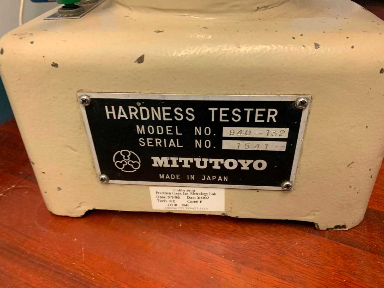 Mitutoyo Hardness Tester - PROCESS EQUIPMENT