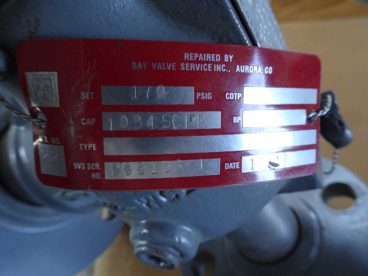 KUNKLE Pressure relief valve - REBUILT 916JFE - MISCELLANEOUS