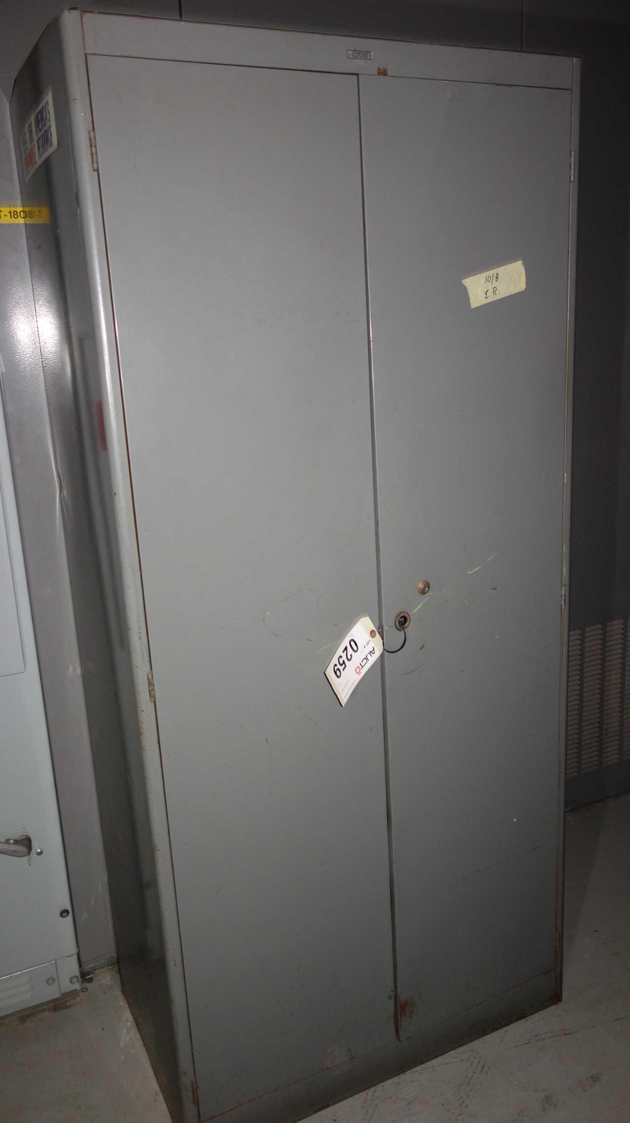 CABINET WITH CONTENTS, ELECTRICAL CONTROLS - INDUSTRIAL PARTS